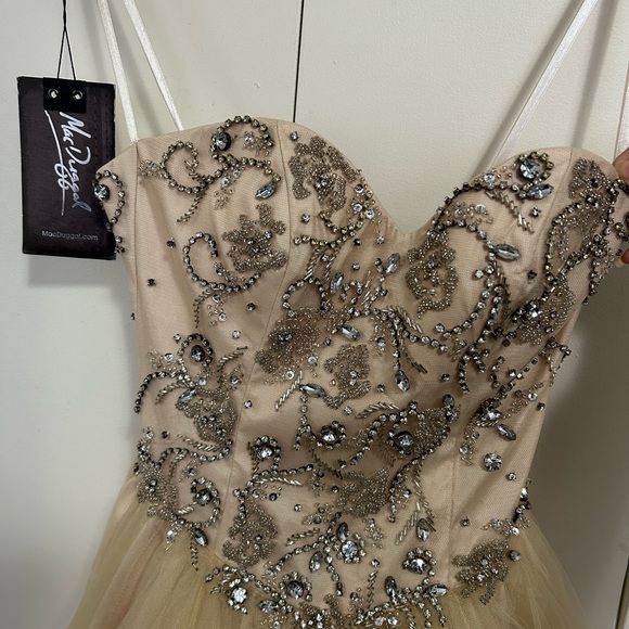 Mac Duggal Golden Gown - Picture 9 of 11